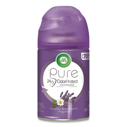 Image of Air Wick® Freshmatic Ultra Automatic Spray Refill, Lavender/chamomile, 5.89 Oz Aerosol Spray, 6/carton