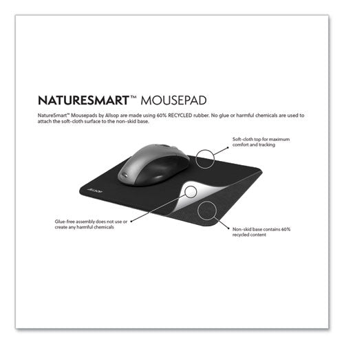 Image of Allsop® Naturesmart Mouse Pad, 8.5 x 8, Turtle Design