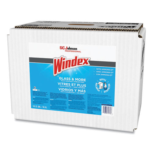 Image of Windex® Glass Cleaner with Ammonia-D, 5 gal Bag-in-Box Dispenser