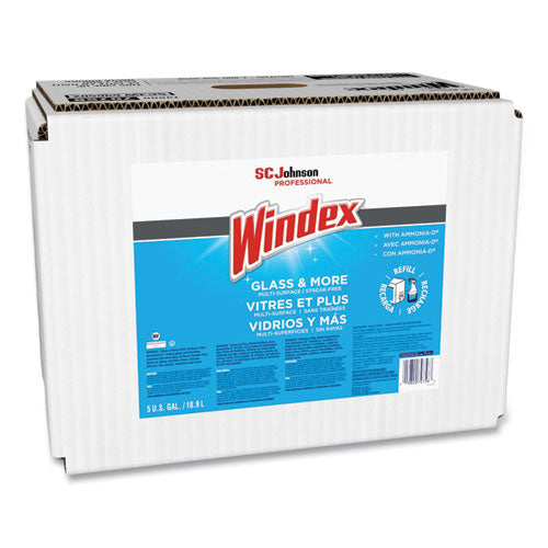 Image of Windex® Glass Cleaner with Ammonia-D, 5 gal Bag-in-Box Dispenser