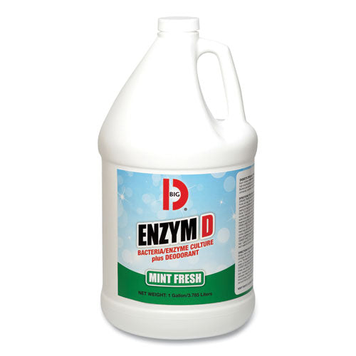 Image of Big D Industries Enzym D Digester Deodorant, Mint, 1 Gal, Bottle, 4/carton