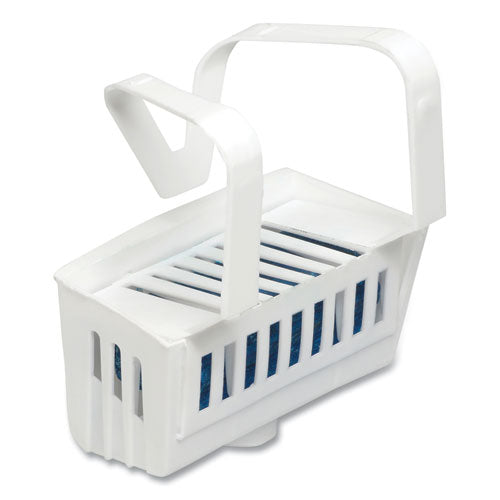 Image of Big D Industries Non-Para Toilet Bowl Block, Lasts 30 Days, Evergreen Scent, White, 12/box