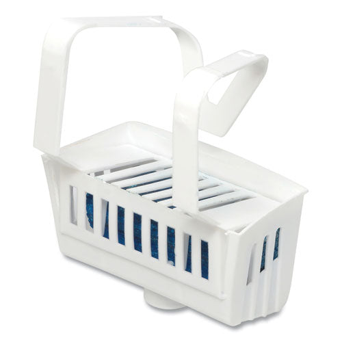 Image of Big D Industries Non-Para Toilet Bowl Block, Lasts 30 Days, Evergreen Scent, White, 12/box