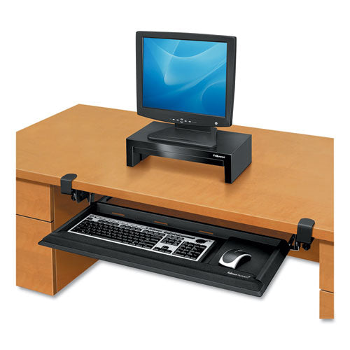 Image of Fellowes® Designer Suites Deskready Keyboard Drawer, 19.19w X 9.81d, Black Pearl