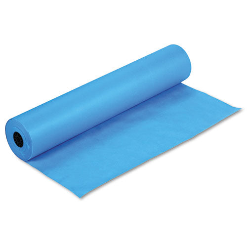 Image of Pacon® Rainbow Duo-Finish Colored Kraft Paper, 35 lb Wrapping Weight, 36" x 1,000 ft, Brite Blue