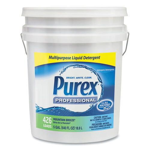 Image of Purex® Liquid Laundry Detergent, Mountain Breeze, 5 Gal. Pail