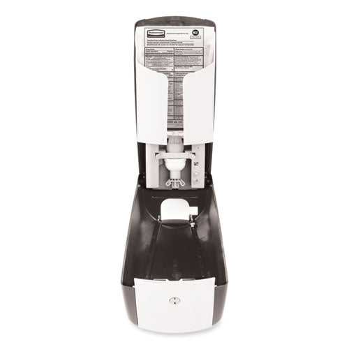 Image of Rubbermaid® Commercial Autofoam Touch-Free Dispenser, 1,100 Ml, 5.2 X 5.25 X 10.9, Black/chrome