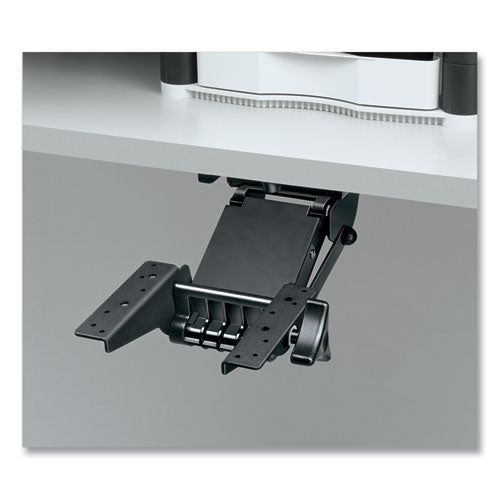 Image of Fellowes® Adjustable Standard Keyboard Platform, 20.25w X 11.13d, Graphite/black
