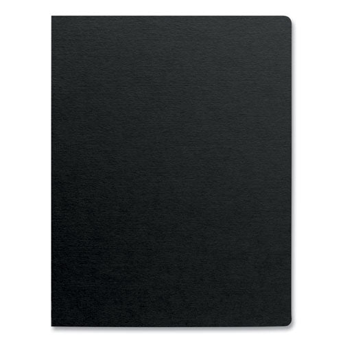 Image of Fellowes® Futura Presentation Covers for Binding Systems, Opaque Black, 11 x 8.5, Unpunched, 25/Pack