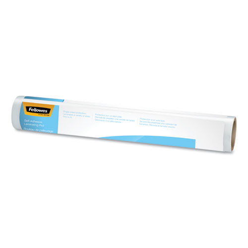 Image of Fellowes® Self-Adhesive Laminating Roll, 3 Mil, 16" X 10 Ft, Gloss Clear