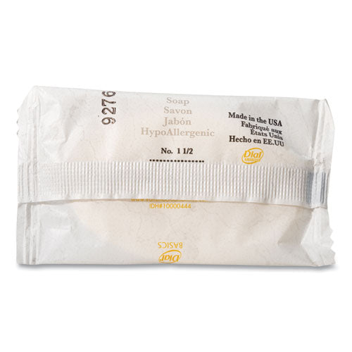 Image of Dial® Amenities Cleansing Soap, Pleasant Scent, # 1 1/2, 500/Carton
