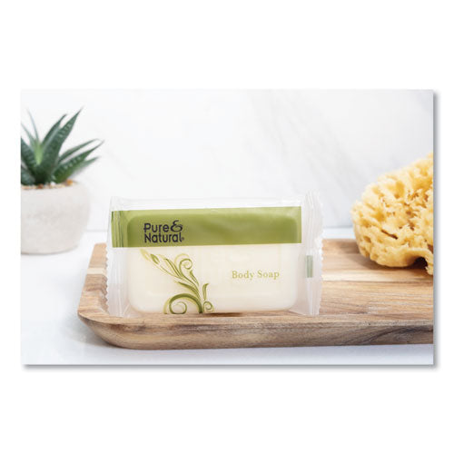 Image of Pure & Natural Body and Facial Soap, Fresh Scent, # 1 1/2, 500/Carton
