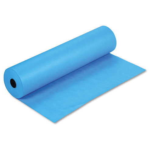 Image of Pacon® Spectra ArtKraft Duo-Finish Paper, 48 lb Text Weight, 36" x 1,000 ft, Bright Blue