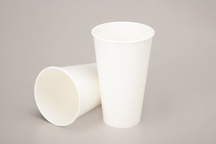 Image of Disposable Paper Cup, Cold Liquids, 12 oz, White