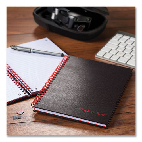 Image of Black n' Red Hardcover Twinwire Notebooks, SCRIBZEE Compatible, 1-Subject, Wide/Legal Rule, Black/Red Cover, (70) 9.88 x 6.88 Sheets