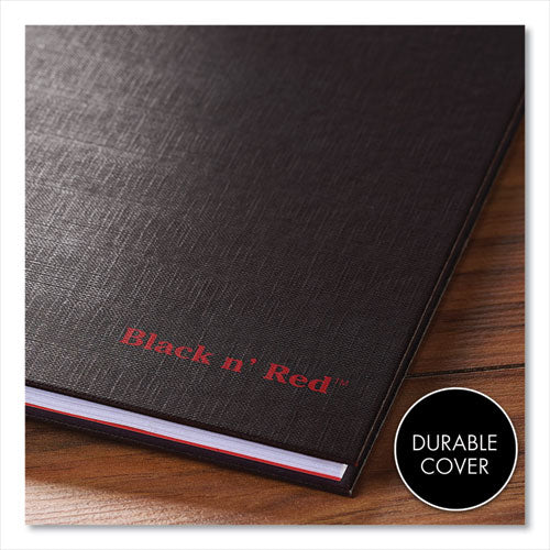 Image of Black n' Red Hardcover Twinwire Notebooks, SCRIBZEE Compatible, 1-Subject, Wide/Legal Rule, Black/Red Cover, (70) 9.88 x 6.88 Sheets
