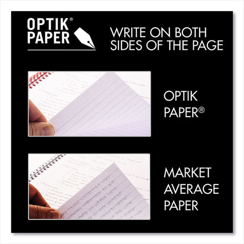 Image of Black n' Red Hardcover Twinwire Notebooks, SCRIBZEE Compatible, 1-Subject, Wide/Legal Rule, Black/Red Cover, (70) 9.88 x 6.88 Sheets