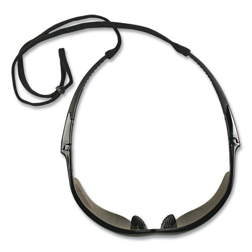 Image of KleenGuard V60 Nemesis Rx Reader Safety Glasses, Black Frame, Smoke Lens, +2.5 Diopter Strength, 6/Box