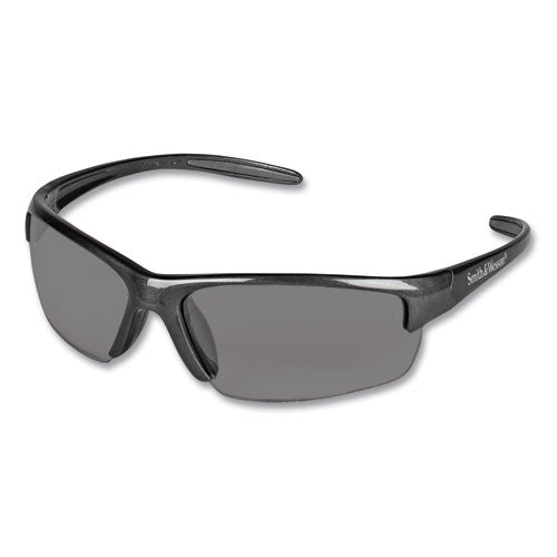 Image of KleenGuard Equalizer Safety Glasses, Gunmetal Frame, Smoke Lens, 12/Box