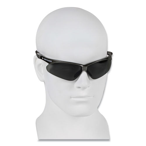 Image of KleenGuard Nemesis Safety Glasses, Gunmetal Frame, Smoke Lens, 12/Box
