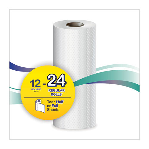 Image of Windsoft® Premium Kitchen Roll Towels, 2-Ply, 11 x 6, White, 110/Roll, 12 Rolls/Carton