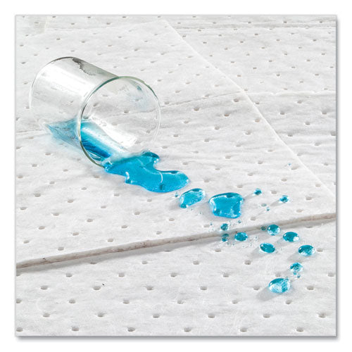 Image of HOSPECO® Taskbrand Industrial Oil Only Sorbent Pad, 0.21 Gal, 15 X 18, 100/carton