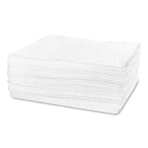 Image of HOSPECO® Taskbrand Industrial Oil Only Sorbent Pad, 0.21 Gal, 15 X 18, 100/carton
