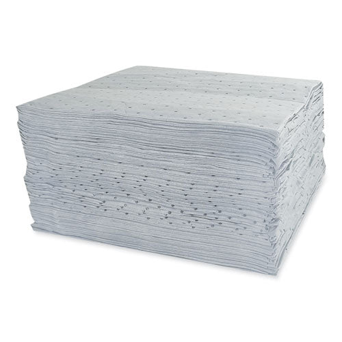 Image of HOSPECO® Taskbrand All Sorb Industrial Sorbent Pad, 0.22 Gal, 15 X 18, 100/pack
