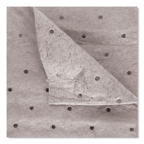 Image of HOSPECO® Taskbrand All Sorb Industrial Sorbent Pad, 0.22 Gal, 15 X 18, 100/pack