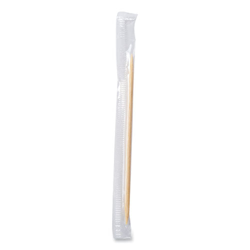 Image of AmerCareRoyal® Mint Cello-Wrapped Wood Toothpicks, 2.5", Natural, 1,000/box, 15 Boxes/carton