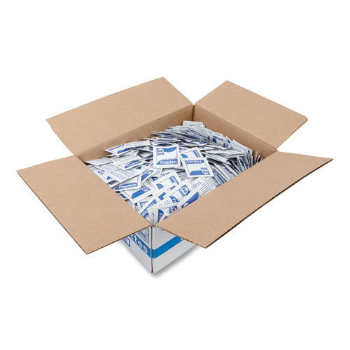 Image of AmerCareRoyal® Moist Towelettes, Individually Wrapped, 4 x 6, Lemon Scent, White, 1,000/Carton