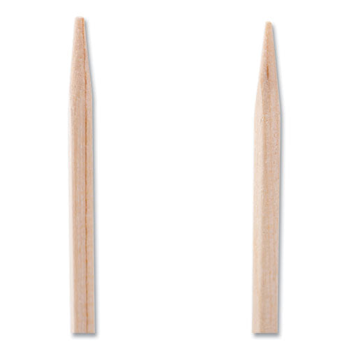 Image of AmerCareRoyal® Square Wood Toothpicks, 2.75", Natural, 800/box, 24 Boxes/carton