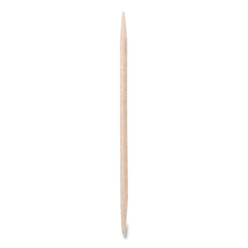 Image of AmerCareRoyal® Round Wood Toothpicks, 2.5", Natural, 800/Box, 24 Boxes/Case, 5 Cases/Carton, 96,000 Toothpicks/Carton