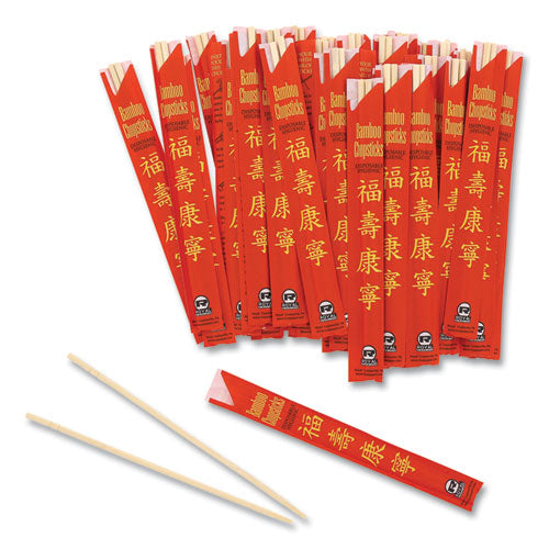 Image of AmerCareRoyal® Chopsticks, Paper, 9", Natural, 1,000/Carton