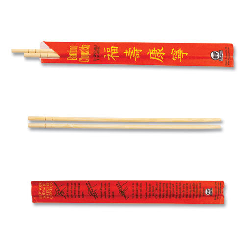 Image of AmerCareRoyal® Chopsticks, Paper, 9", Natural, 1,000/Carton