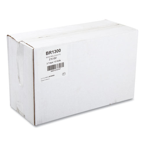 Image of AmerCareRoyal® Register Rolls, 3" X 150 Ft, White, 30/carton