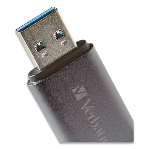 Image of Verbatim® Store 'n' Go Dual Usb 3.0 Flash Drive For Apple Lightning Devices, 64 Gb, Graphite