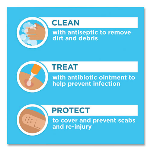 Image of BAND-AID® Flexible Fabric Adhesive Bandages, 1 X 3, 100/box