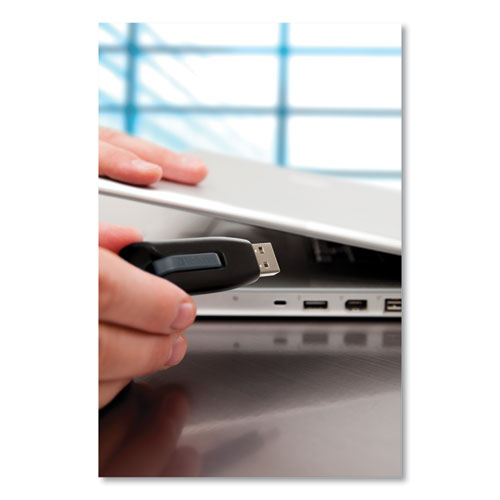 Image of Verbatim® Store 'n' Go V3 Usb 3.0 Drive, 256 Gb, Black/gray