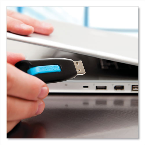 Image of Verbatim® Store 'n' Go V3 Usb 3.0 Drive, 16 Gb, Black/blue