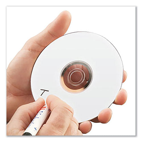 Image of Verbatim® Cd-R Recordable Disc, 700 Mb/80 Min, 52x, Spindle, White, 100/pack