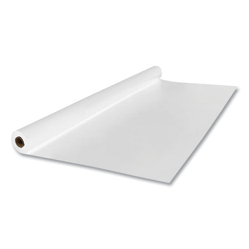 Image of Tablemate® Linen-Soft Non-Woven Polyester Banquet Roll, Cut-To-Fit, 40" X 50 Ft, White