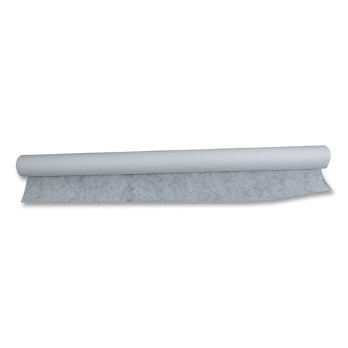 Image of Tablemate® Linen-Soft Non-Woven Polyester Banquet Roll, Cut-To-Fit, 40" X 50 Ft, White