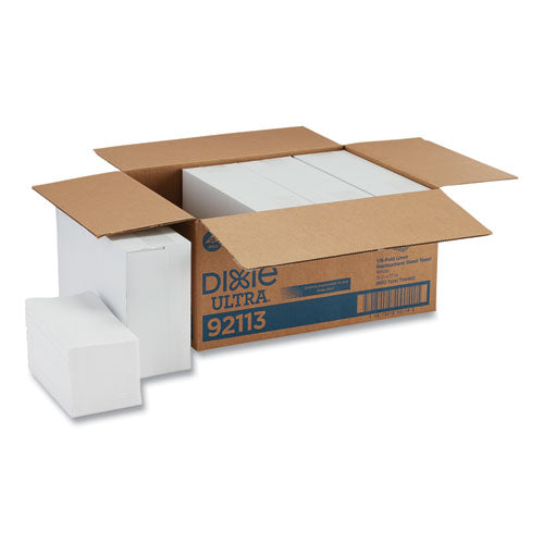 Image of Dixie® 1/6-Fold Linen Replacement Towels, 13 X 17, White, 200/box, 4 Boxes/carton