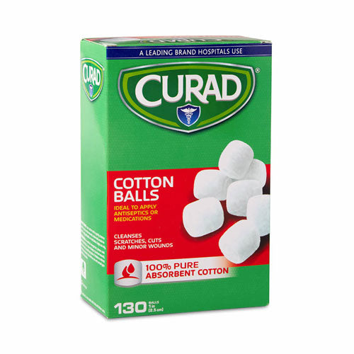 Image of Curad® Sterile Cotton Balls, 1", 130/box