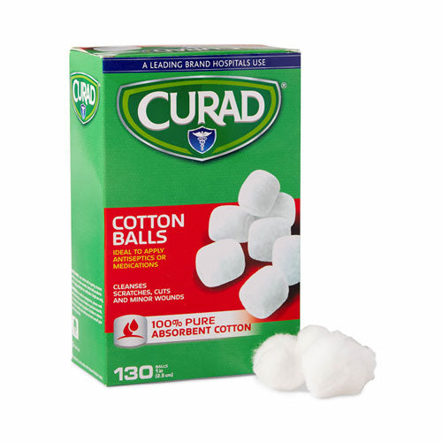Image of Curad® Sterile Cotton Balls, 1", 130/box