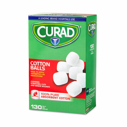 Image of Curad® Sterile Cotton Balls, 1", 130/box