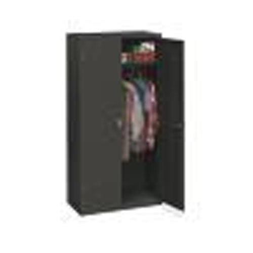 Image of HON® Assembled Storage Cabinet, 36w x 18.13d x 71.75h, Charcoal