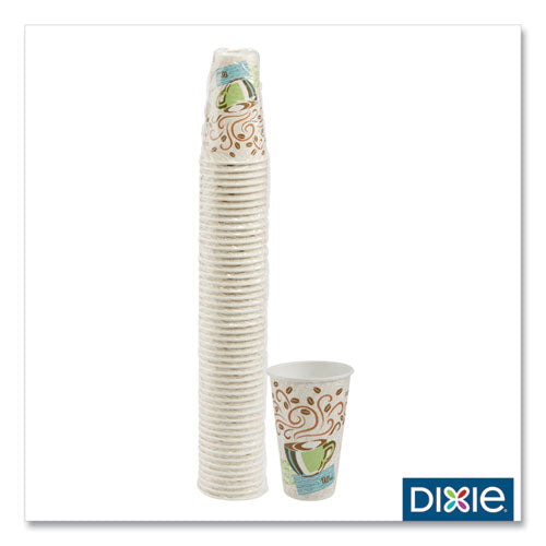 Image of Dixie® Perfectouch Paper Hot Cups, 16 Oz, Coffee Haze Design, 50/pack