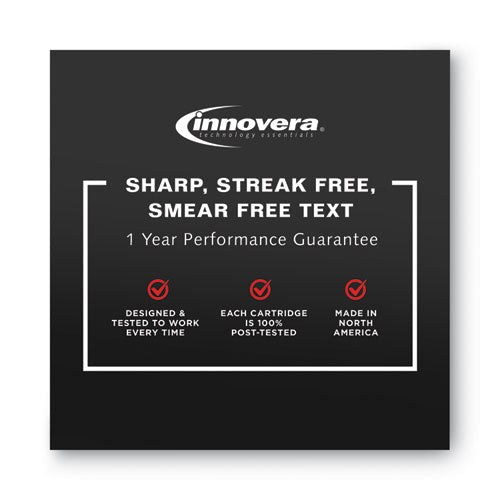 Image of Innovera® Remanufactured Black High-Yield Ink, Replacement for 972XL (F6T84AN), 10,000 Page-Yield
